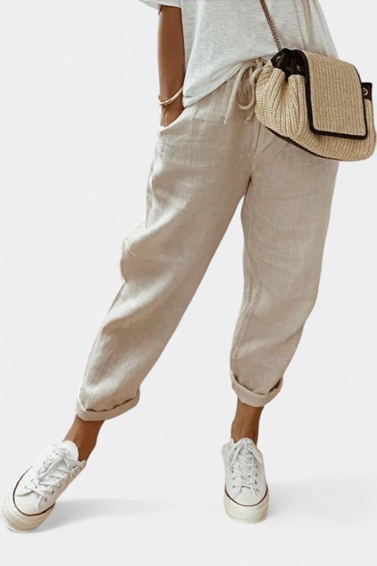 Alba Kvėpuojantys Tiesūs Šortai