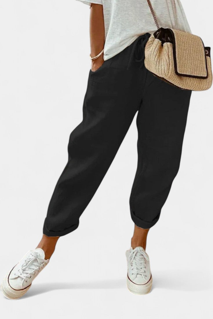 Alba Kvėpuojantys Tiesūs Šortai